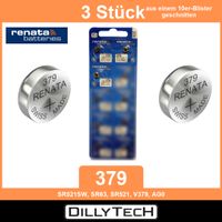 Renata 379 SR521SW Knopfzellenbatterie - 3 Stk.