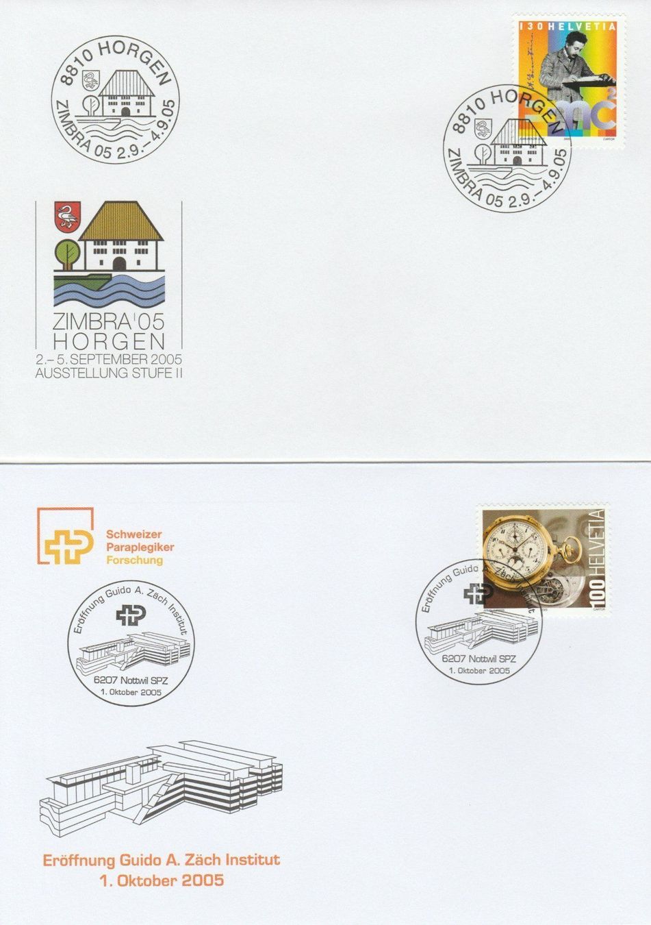 Tutti i francobolli: Sonderstempel 2005 - 14 verschiedene Belege – Usato da Eglisau venduto da vomdings 3