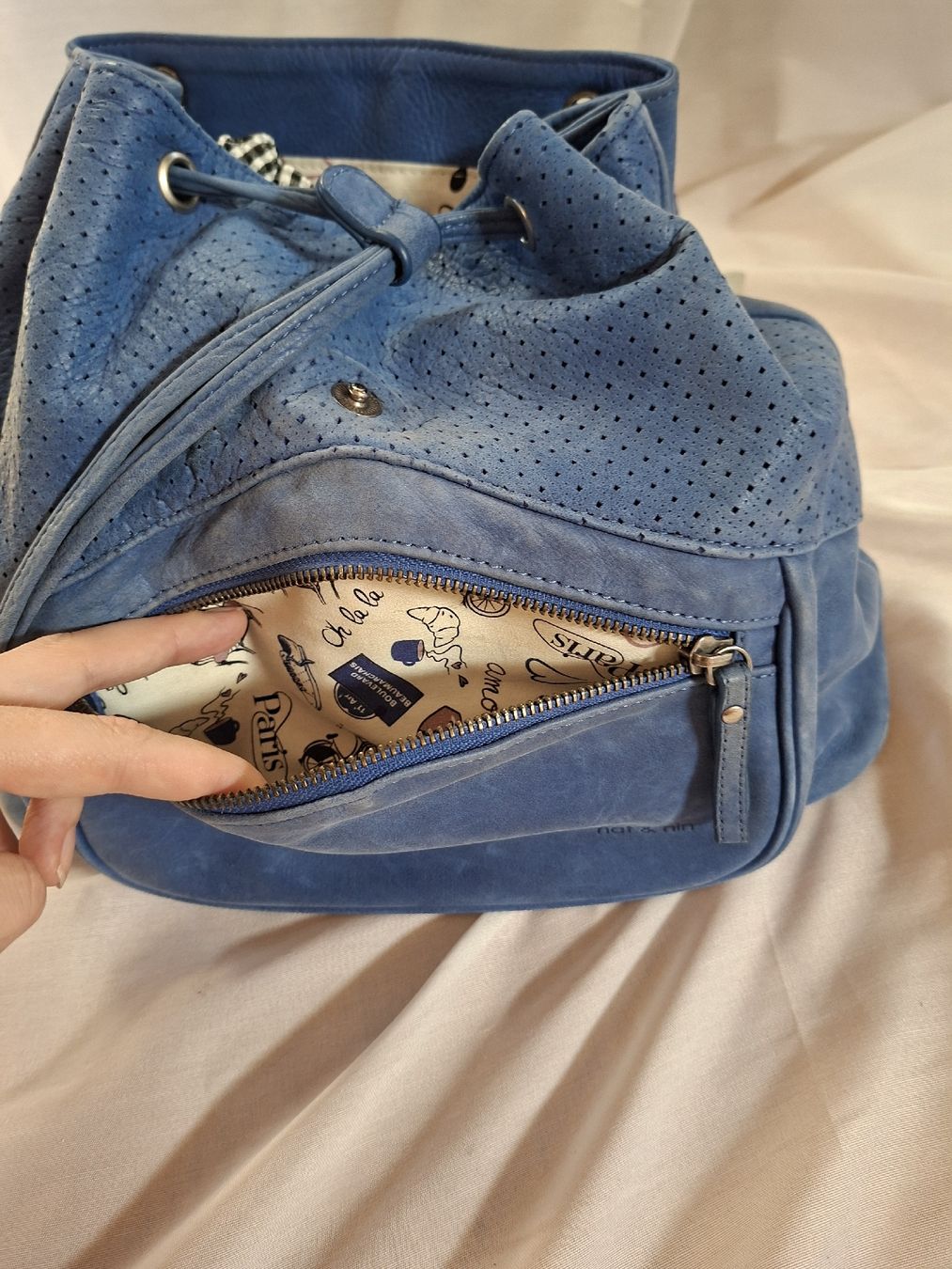 Zaini: Sac à dos Nat & Nin en cuir – Usato da Lausanne venduto da Super-cerise 5