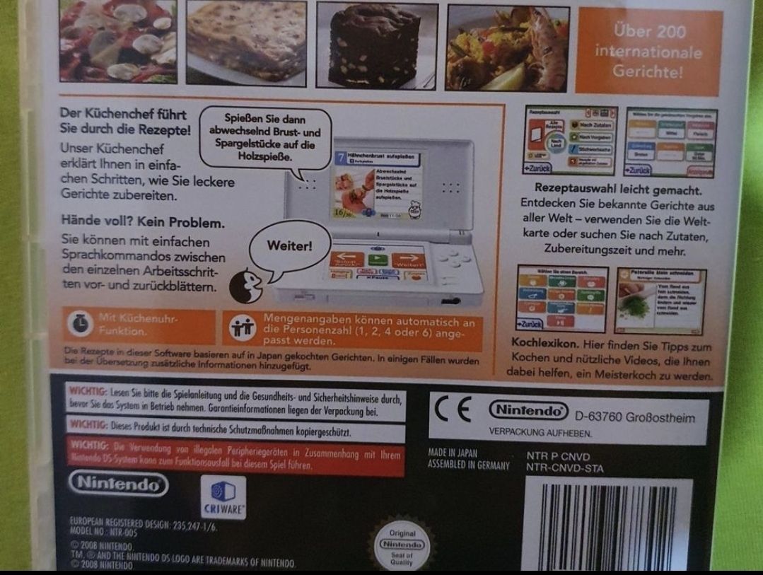 Nintendo Spiele: Kochkurs für Nintendo DS – Gebraucht aus Volketswil von nibin99 1