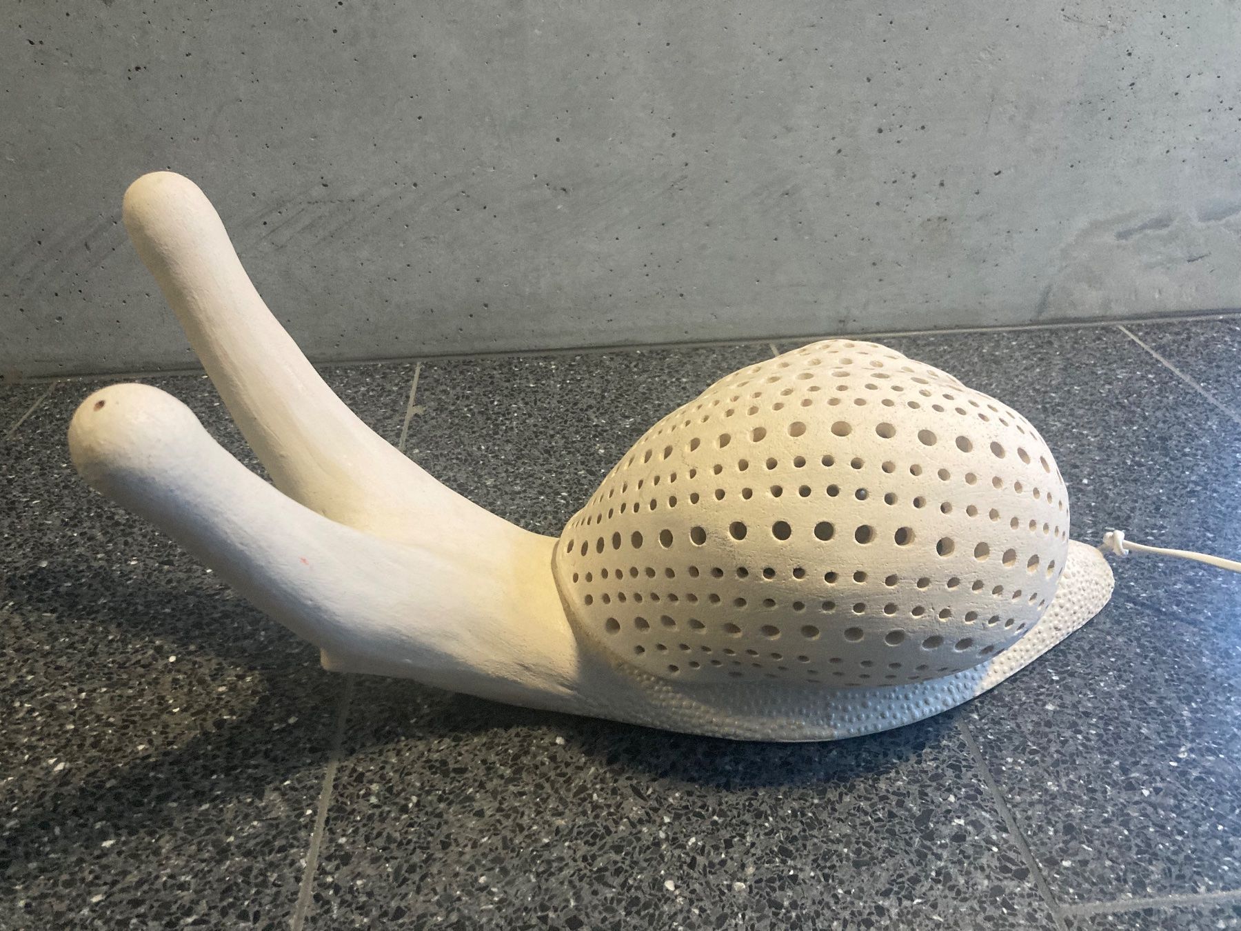 Lampade: grosse Keramik Schnecke Lampe, wunderschön, – Usato da Zürich venduto da Idbiw 2