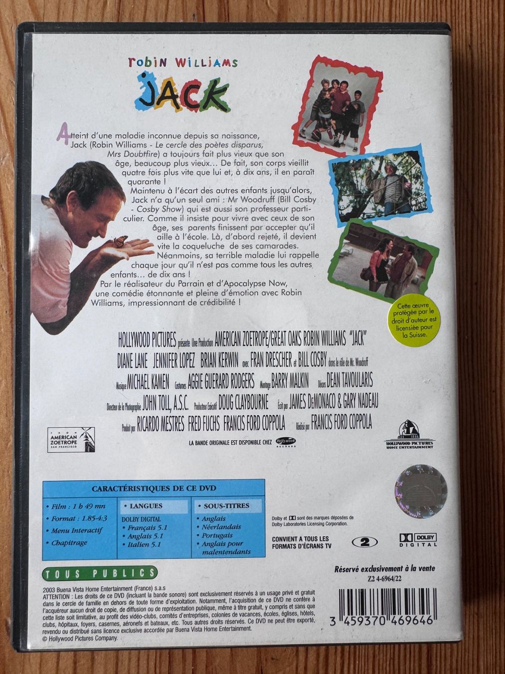 Tous les DVDs: Jack – D'occasion à Zürich par recordman01 1