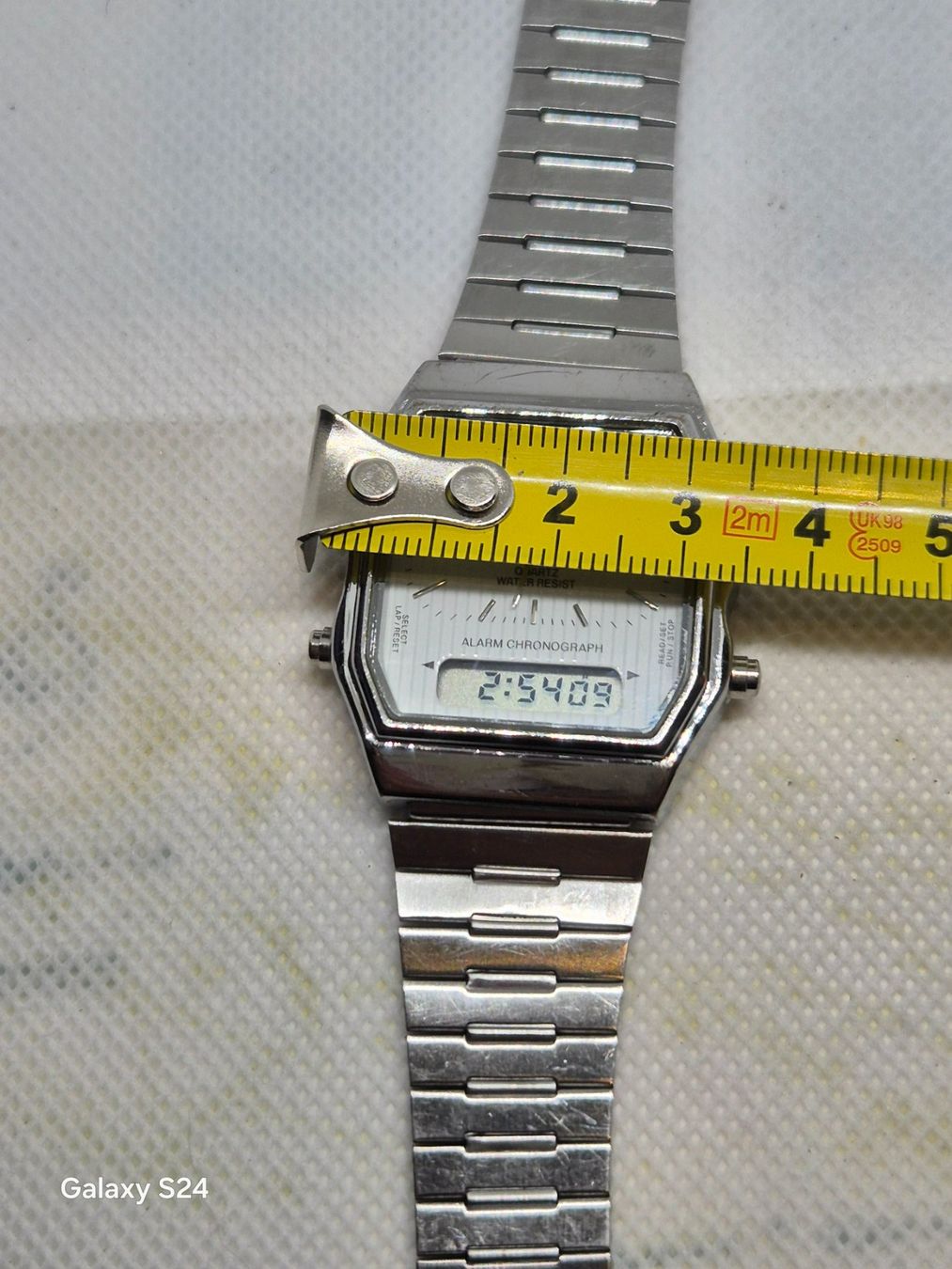 Uhren: Eichmüller Quarz-Chronograph, gebraucht, silber – Gebraucht aus Losone von bal_gfp6 6