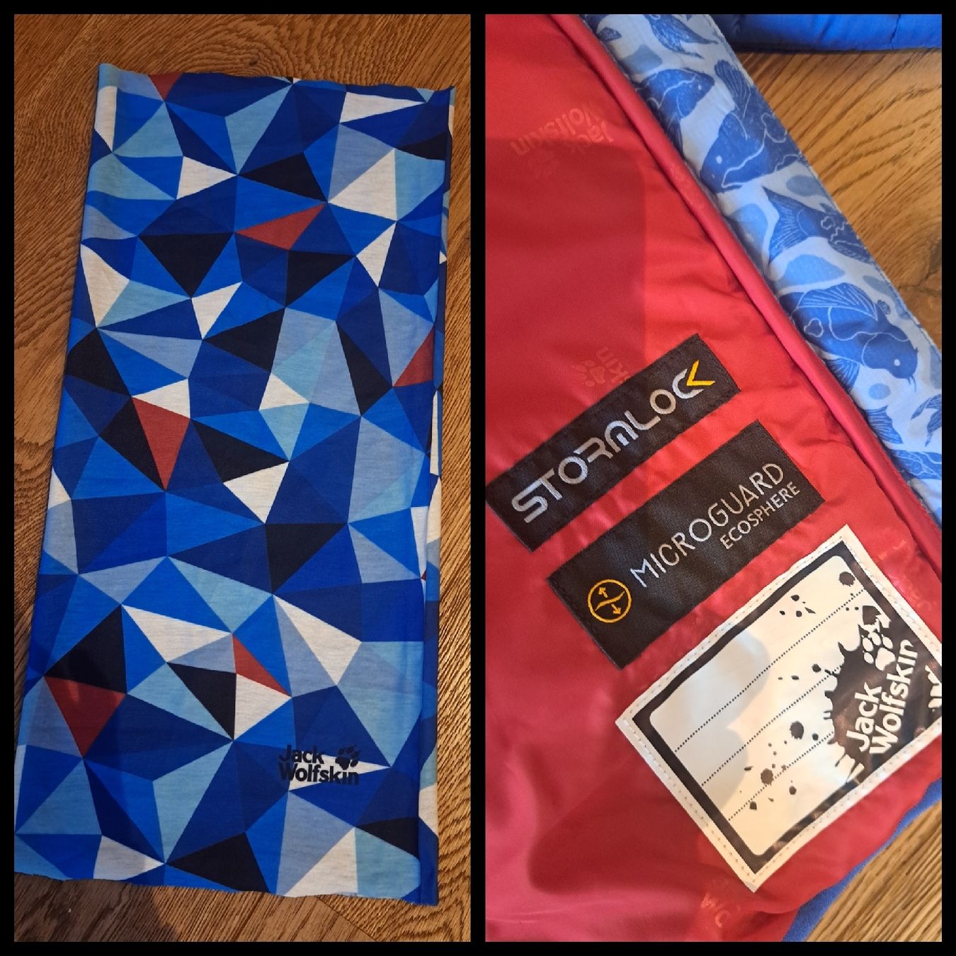 Jack Wolfskin Jacken & Mäntel: Jack Wolfskin Zenon Jacke mit Loop blau rot Herbst – Gebraucht aus bazenheid von salerno007 7
