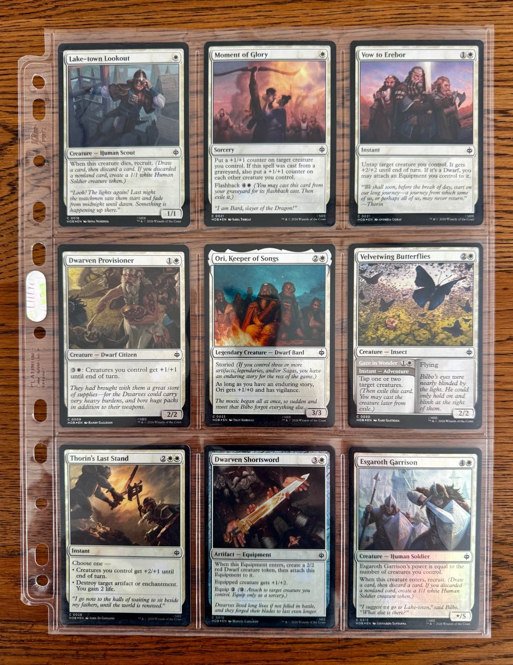 Magic The Gathering Carte collezionabili: The Hobbit Foil Common Set 65/65 – Nuovo (secondo la descrizione) da Rechthalten venduto da hosme_be