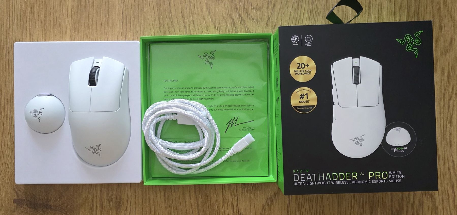 Razer Maus: Razer Deathadder V4 Pro – Neu (gemäss Beschreibung) aus Sierre von IINeFaII
