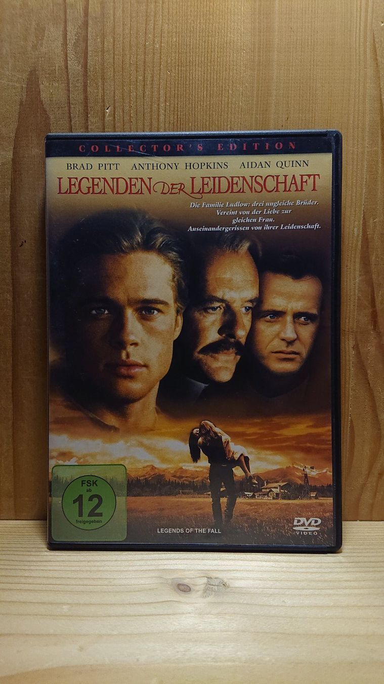Tutti i DVDs: LEGENDEN DER LEIDENSCHAFT DVD mit Brad Pitt – Usato da Wilderswil venduto da Exebub