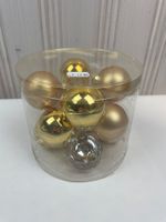 Weihnachtskugeln, glänzend - GOLD