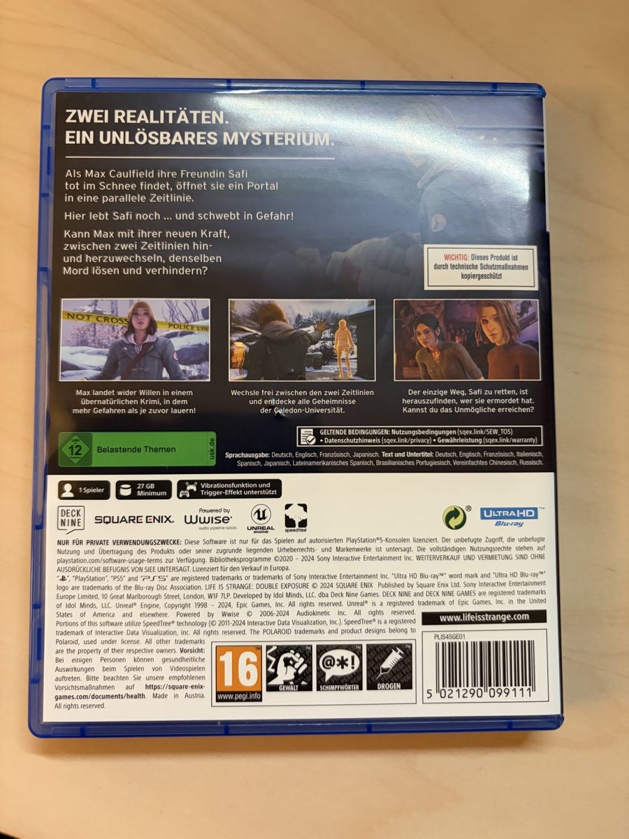 Giochi: Life is Strange: Double Exposure (PS5) – Usato da Wohlen AG venduto da Deju1 1