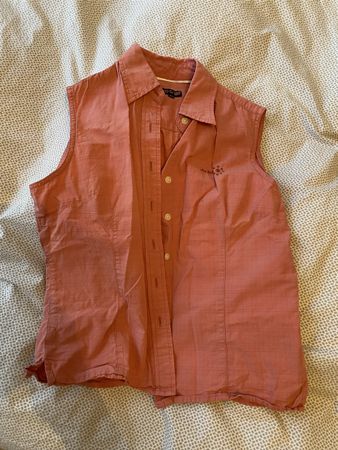 HIS Damen Bluse Top Gr. S Orange