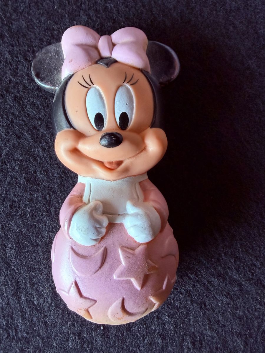 Disney Giocattoli: Vintage Baby Minnie Mouse Quietschfigur – Usato da Gockhausen venduto da geo_ydf6 3