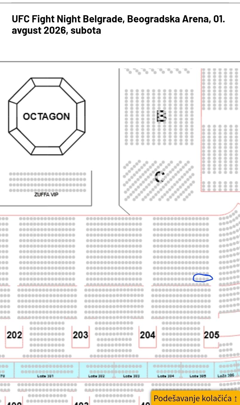 Biglietti: UFC BELGRAD 01.08.2026 4 Tickets – Nuovo e nell'imballaggio originale da Untersiggenthal venduto da HK-D 3