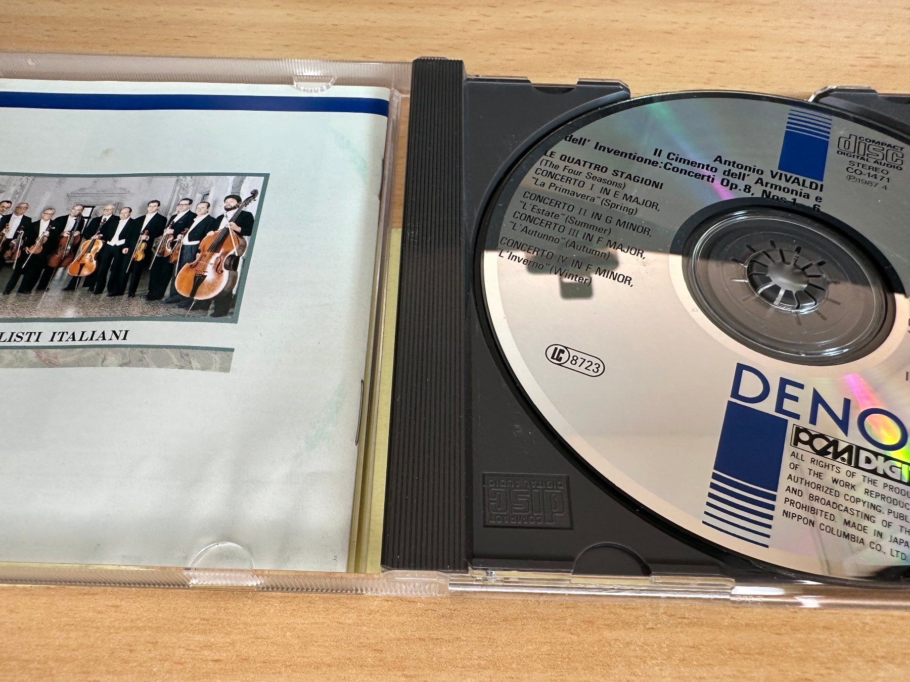CD: Vivaldi - Il Cimento Dell' Armonia E Dell' Inventione: Conce – Usato da Rikon im Tösstal venduto da Alpenmutz 2