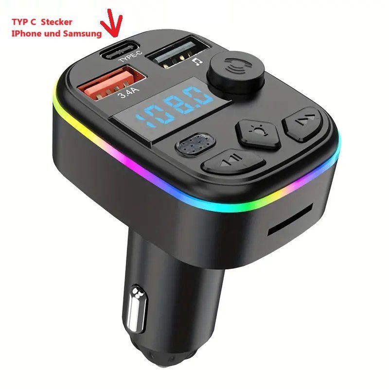 Accessori per altri veicoli: FMTransmitter Bluetooth 5 für im Auto Handy Freisprechen – Nuovo e nell'imballaggio originale da Niederbipp venduto da Aria22