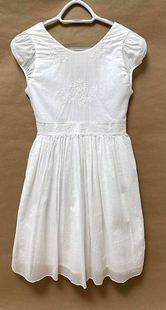 Weisses Kleid für Schulfest / Hochzeit - Grösse 164