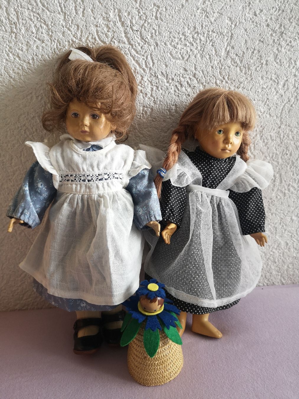 Bambole: 2 x HOLZPUPPEN – Usato da MUEHLEBERG venduto da Cocolinette