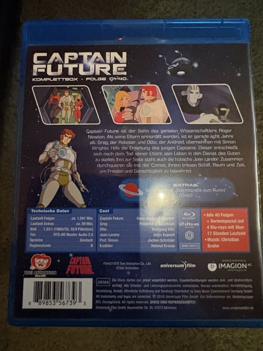 Tutti i DVDs: BLU RAY captain future NEU – Nuovo e nell'imballaggio originale da Herzogenbuchsee venduto da warrior77 3