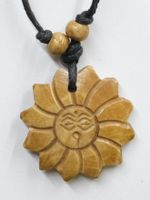 Halskette Sonne Buddha Augen mit Anhänger