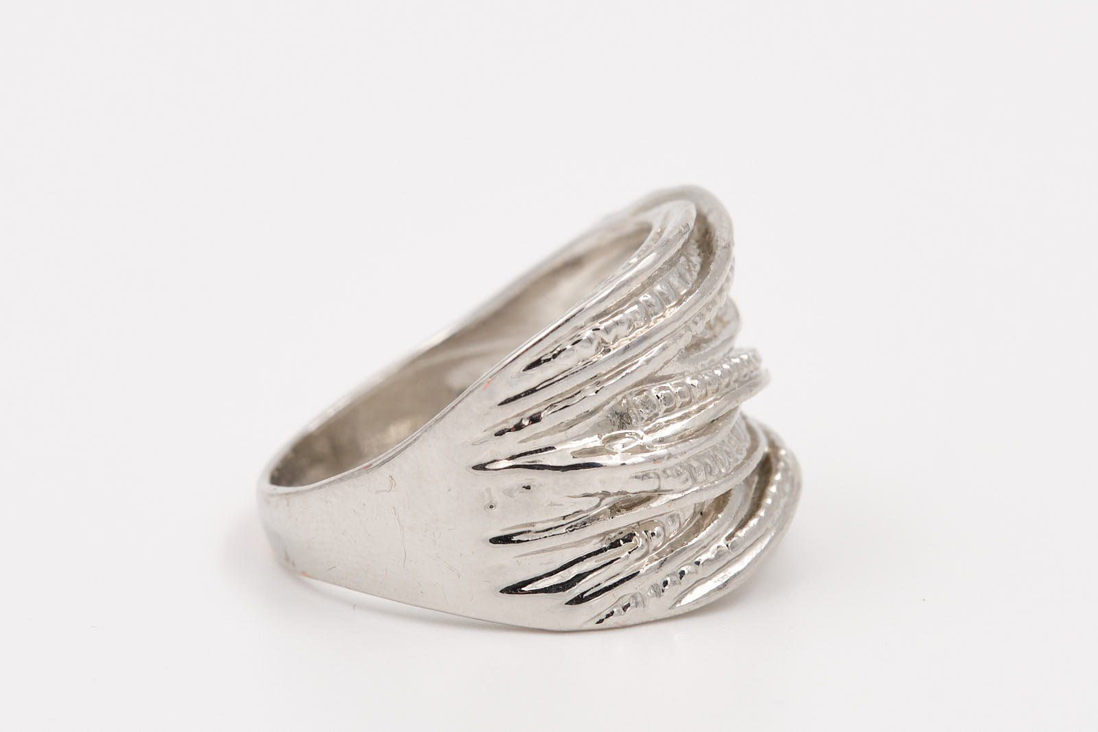 Ringe: Bague argentée en forme de torsades – Gebraucht aus Courtepin von Marisou2 2