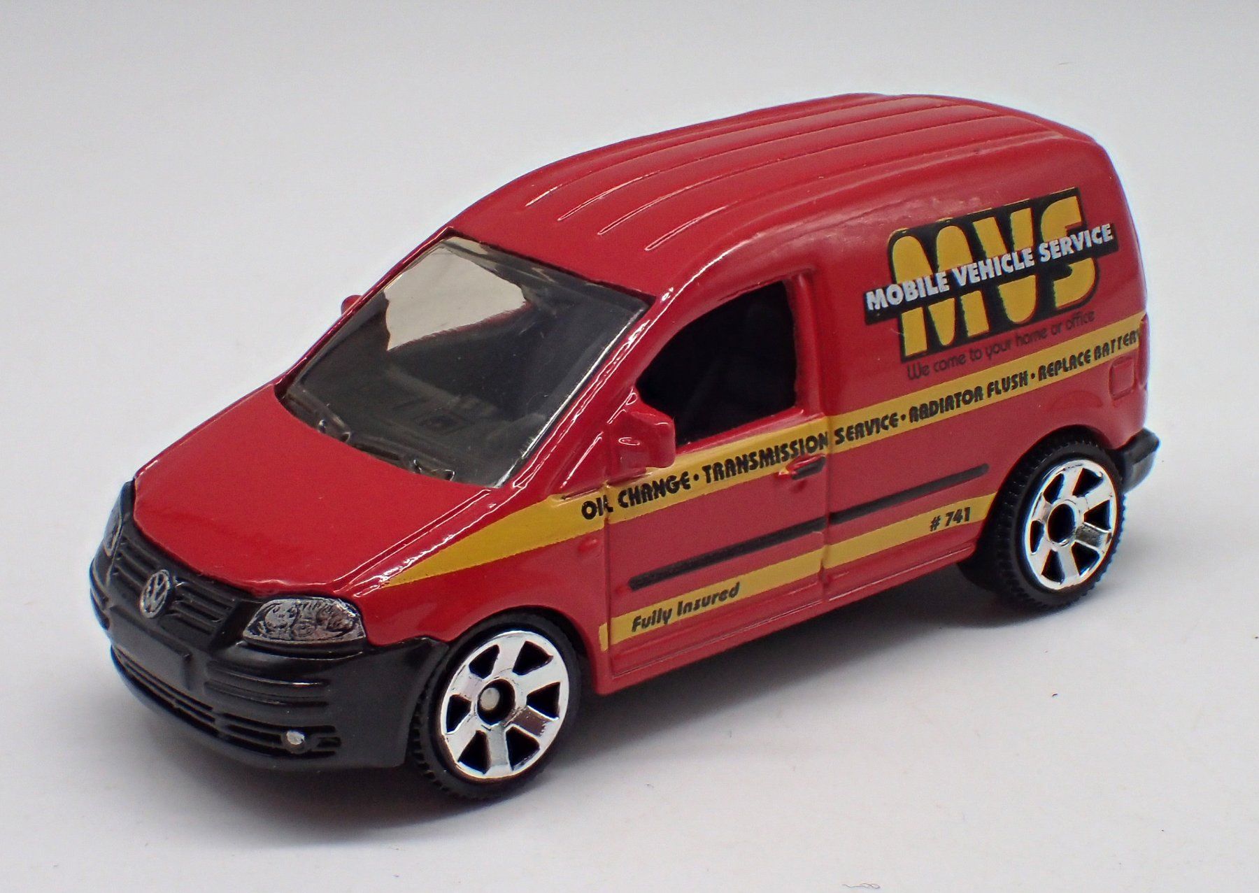 Matchbox Modellini d'auto: Matchbox VW Caddy Mobile Vehicle Service rot/rouge – Usato da Ostermundigen venduto da archeopteryx