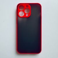 Schutzhülle Cover Case in Rot Transp. für iPhone 15 Pro Max