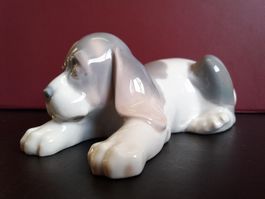 Lladro Beagle Welpe Hund Figur Skulptur Porzellan 