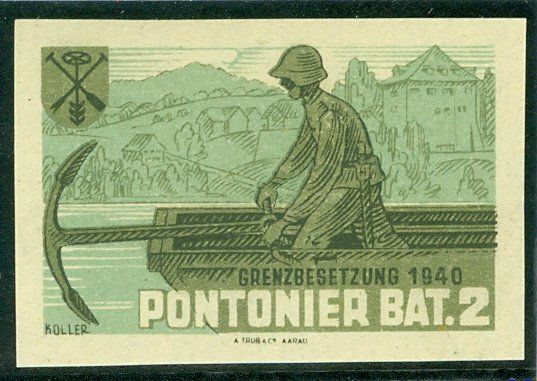 Tous les timbres: Pontonier Bat. 2 – D'occasion à Zürich par yago-rot