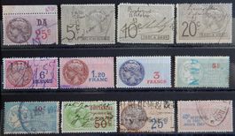 Frankreich Lot mit alten Werten XXIV