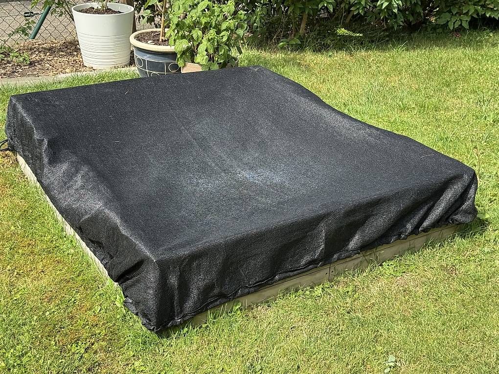 Sabbiera per bambini: Sandkastenabdeckung schwarz - top Qualität – Usato da Ehrendingen venduto da ren_dgb6