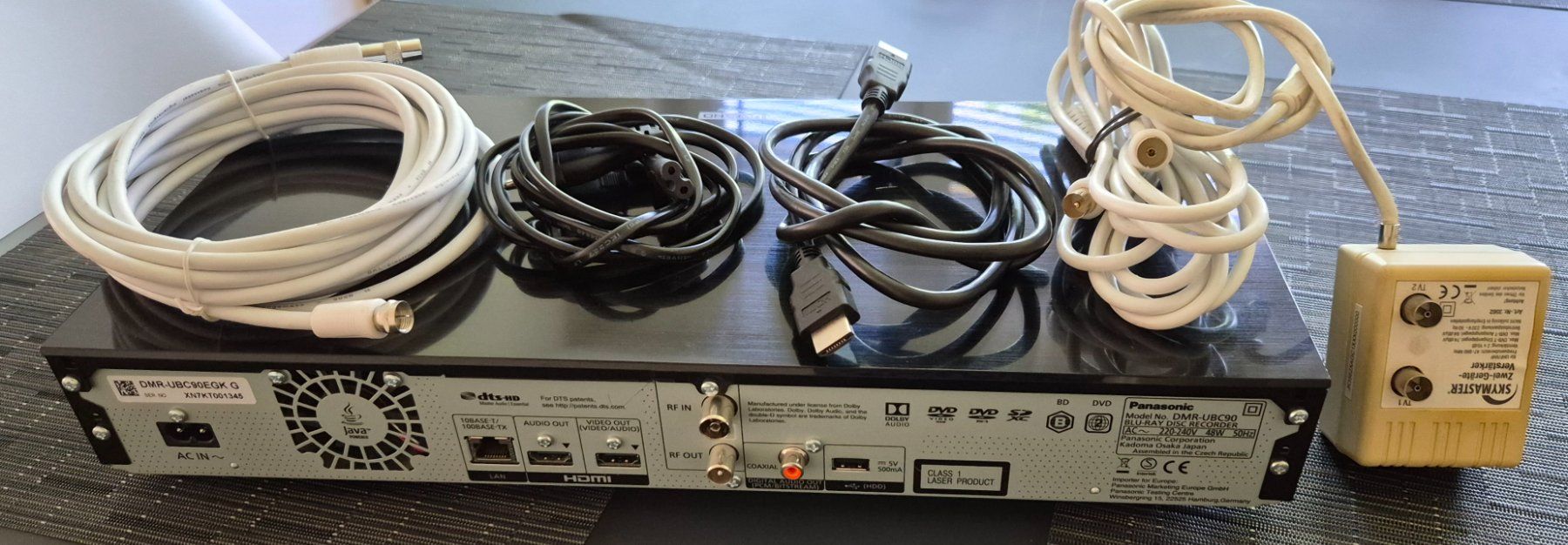 Panasonic Ricevitori: Panasonic DVBC TV Receiver / CI+ / Blu-Ray Recorder / Remote – Usato da Zollikerberg venduto da sandokanhaus 3
