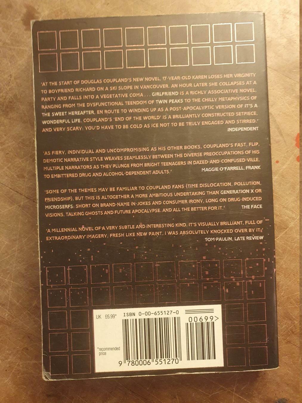 Libri: Girlfriend In A Coma - Douglas Coupland – Usato da Zürich venduto da loosebone 9