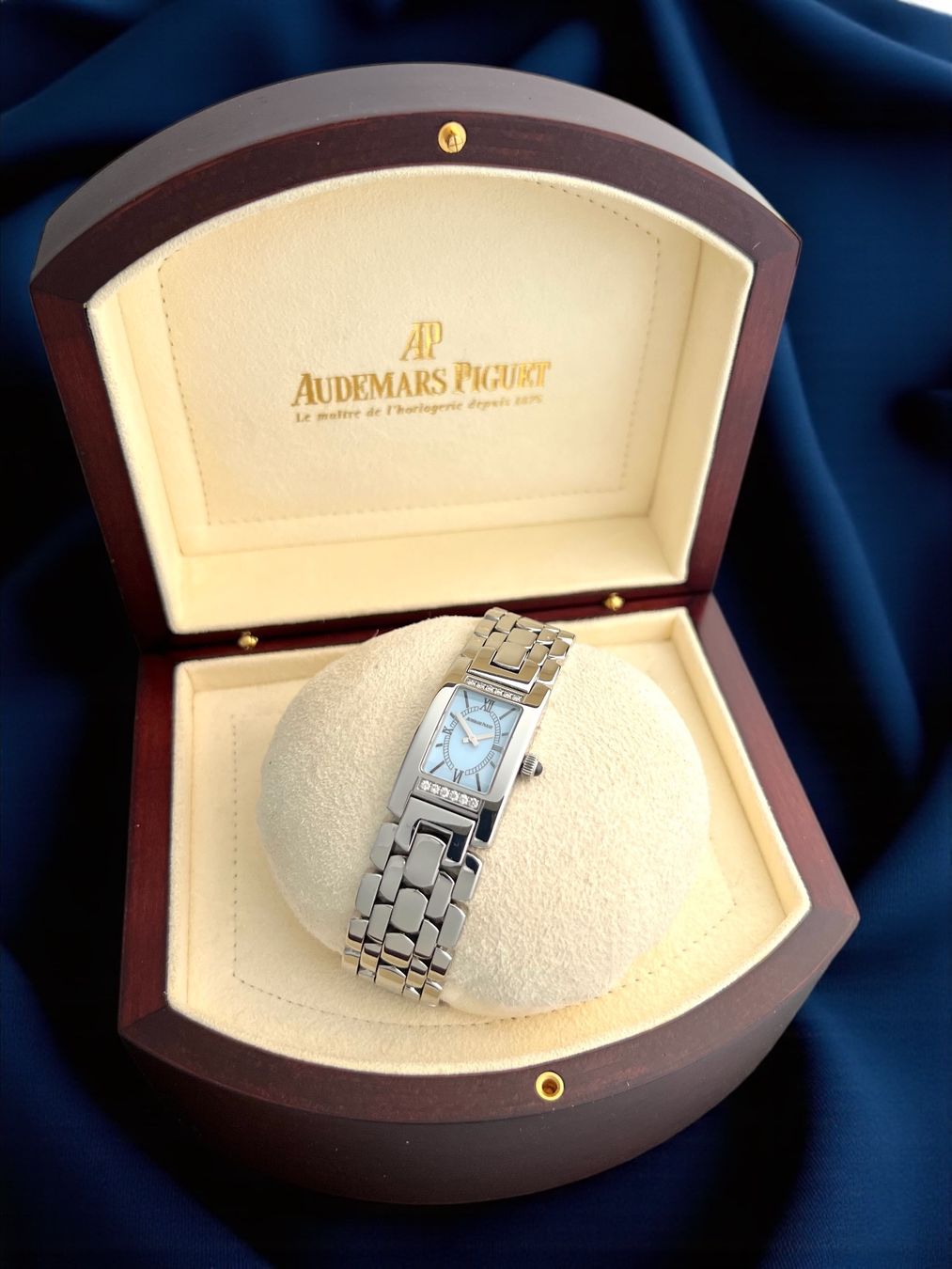 Audemars Piguet Orologi: Audemars Piguet Promesse Lady Tiffany Dial Full Set Mint' – Usato da Morges venduto da 24time 4