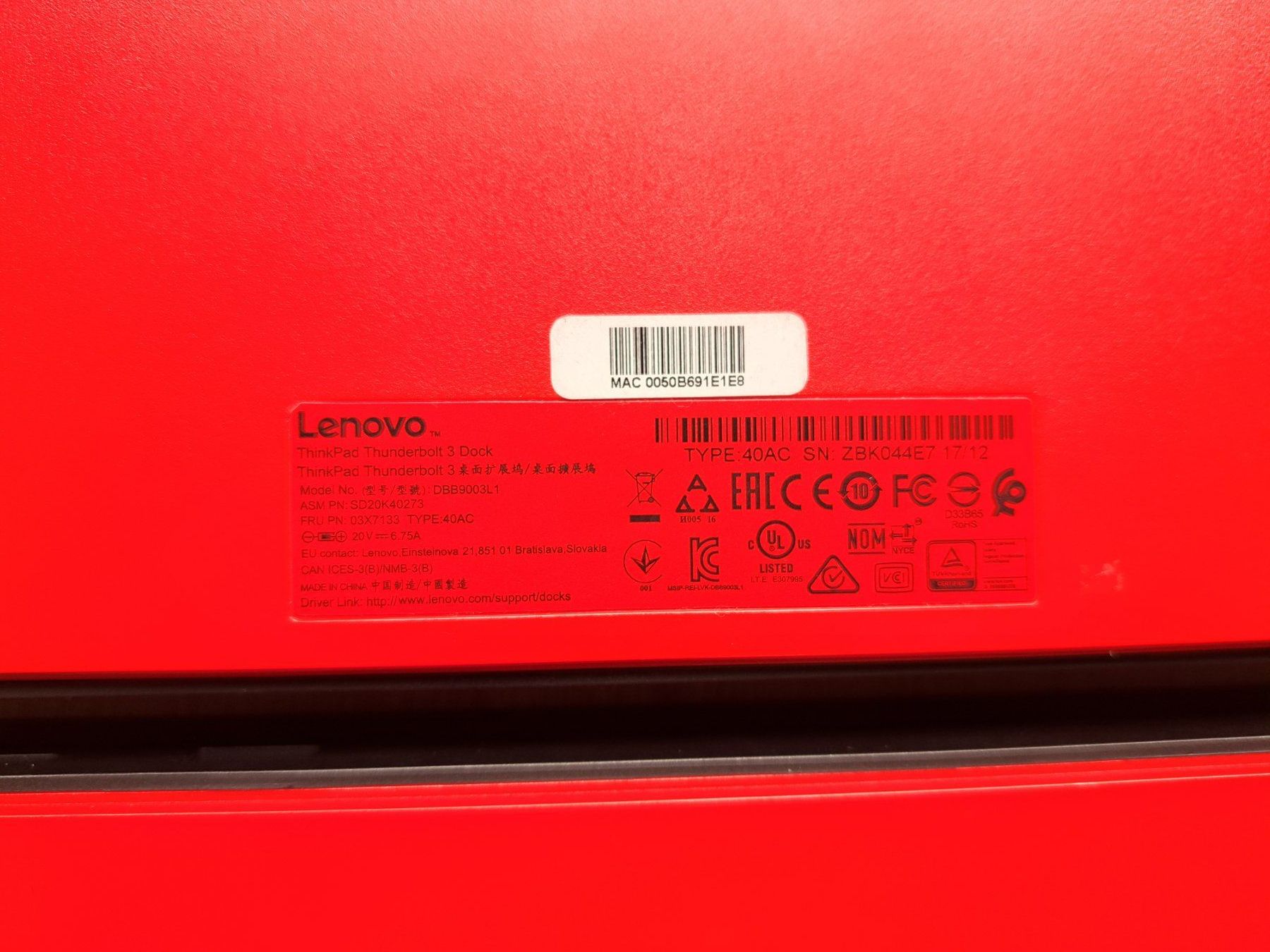 Lenovo Docking station: Lenovo ThinkPad Dockingstation - Doppelset – Usato da Altendorf venduto da sve_p22z 3