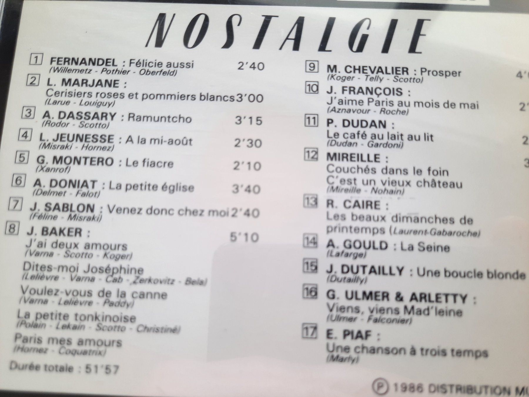 CD: Cd Nostalgie - Compilation  – Usato da Pully venduto da bro_n52j 3