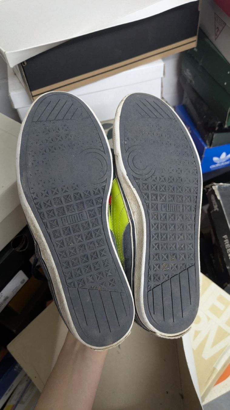 Puma Scarpe da uomo: PUMA Schuhe blau grün – Usato da Morgarten venduto da rra_jvw7 2