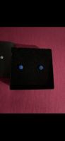 Glitzernde blaue Ohrstecker, neuwertig, ideales Geschenk!