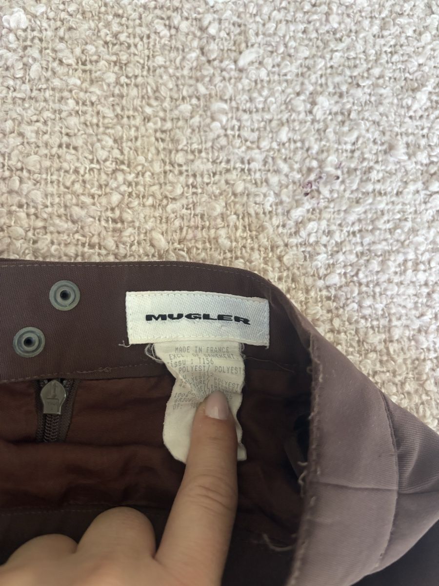 Mugler Röcke: Mugler Skirt Brown Size Medium Knee-Length Used – Neu (gemäss Beschreibung) aus Zürich von the_hwh7 2