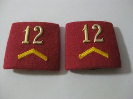 Suisse Armee Schulterplatten (Paar zusam.)