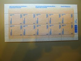 2015, 1553, Sonderbogen, Kunstbiennale Venedig, Postfrisch**