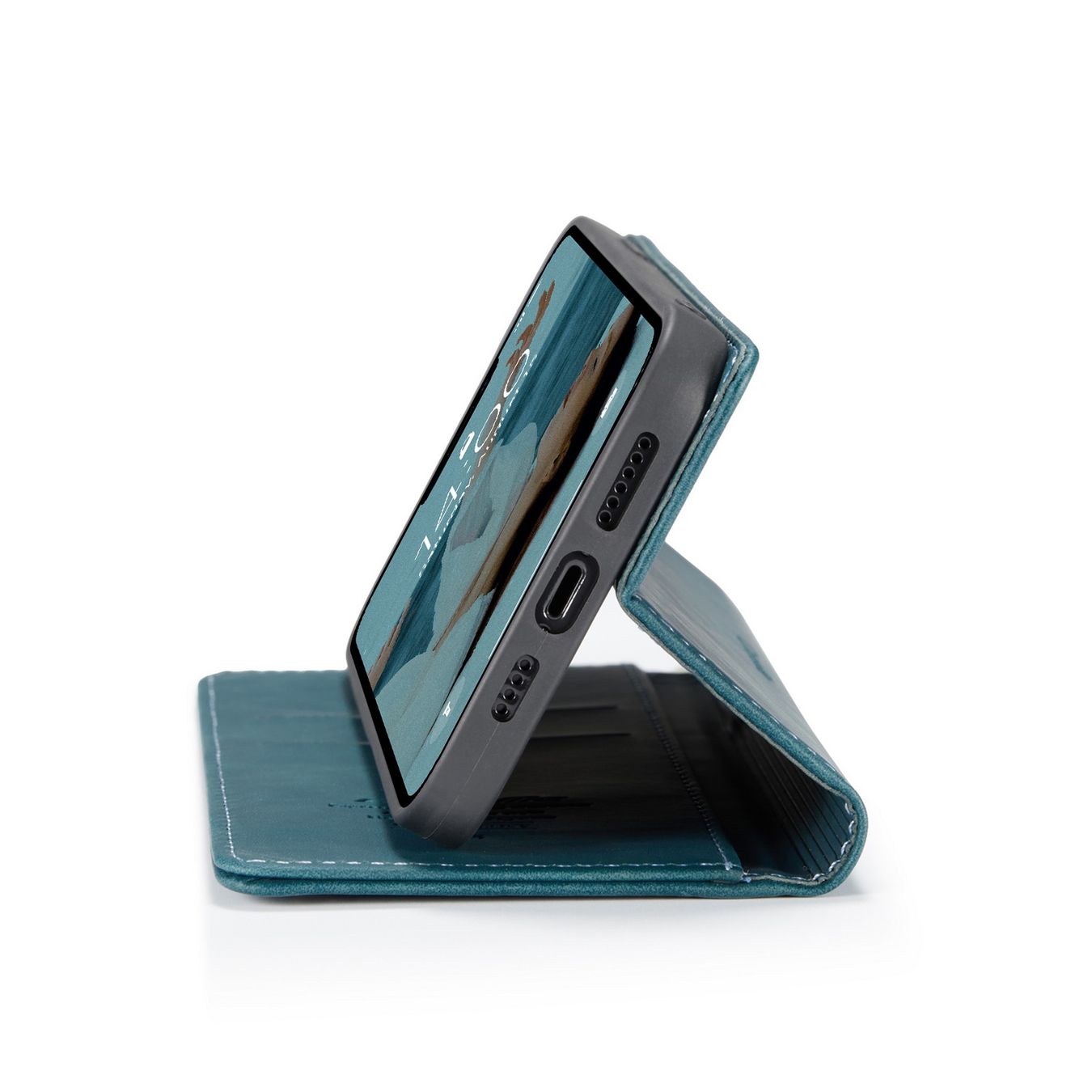 Cover & Protezioni schermo: iPhone 12 Pro Max - étui à rabat support portefeuille BLEU – Nuovo e nell'imballaggio originale da Morges venduto da DigiAC 1