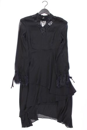 Tigha Langarmkleid Gr. XS neuwertig schwarz aus Polyester