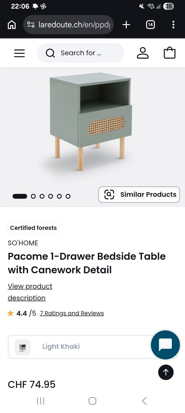 La Redoute Tables de nuit: 2x Bedside Table – Neuf (Voir description) à Zürich par Mig_fpy8 5