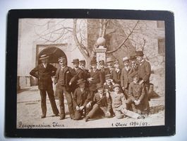 1896 THUN, KlassenFoto Progymnasium THUN