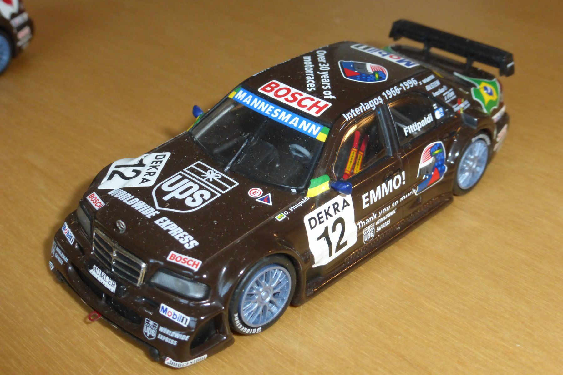 Onyx Modellini d'auto: Mercedes C-Class ITC Fittipaldi – Usato da Gempen venduto da Smokie72