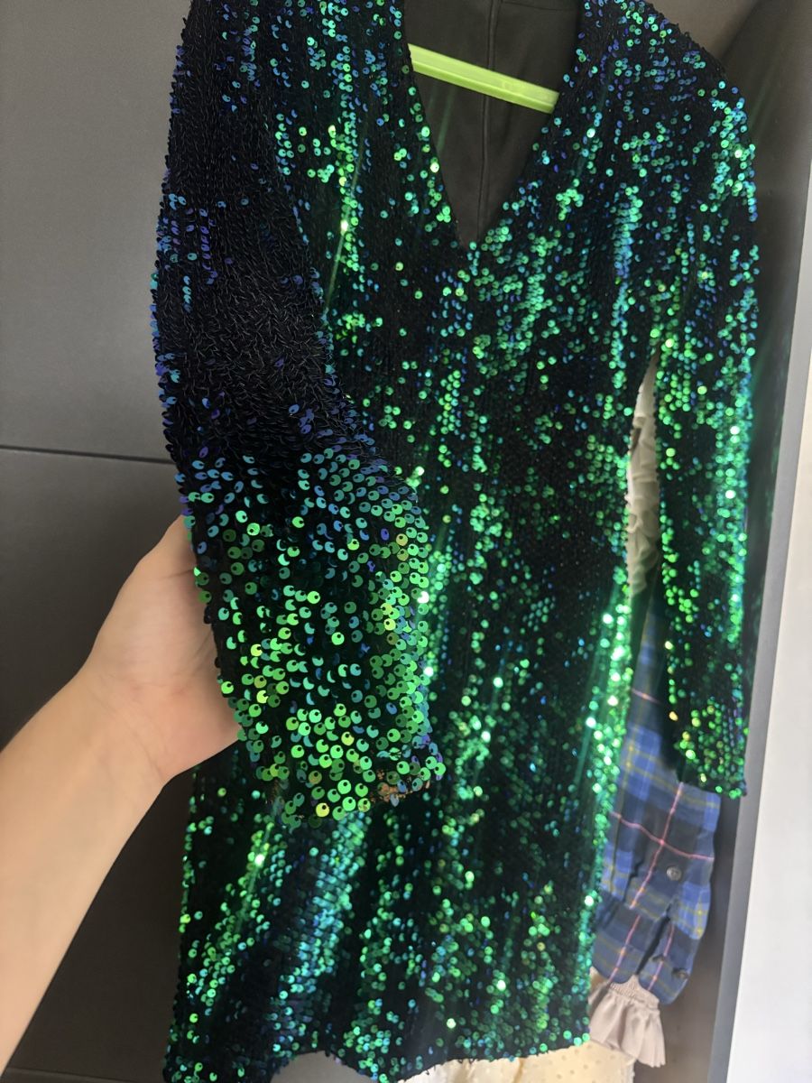 Vestiti: helles Kleid mit Pailletten – Usato da Zell LU venduto da AliAli24 4