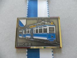 Medaille Bahn Stadt Zürich / Züri ZH Tram von Jahr 1984