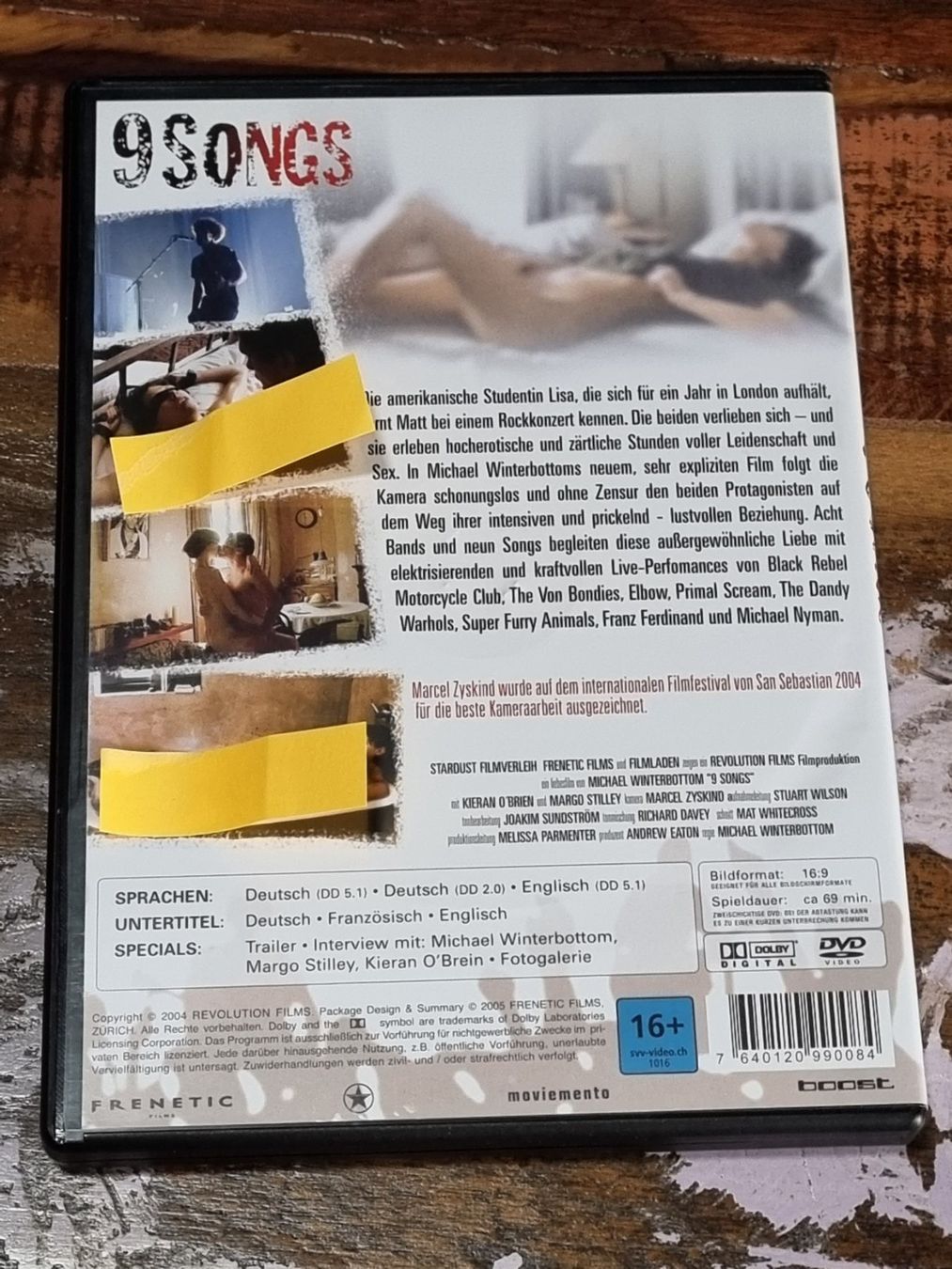 Tutti i DVDs: 9 Songs, DVD Erotik – Usato da Winterthur venduto da Belzarek 1