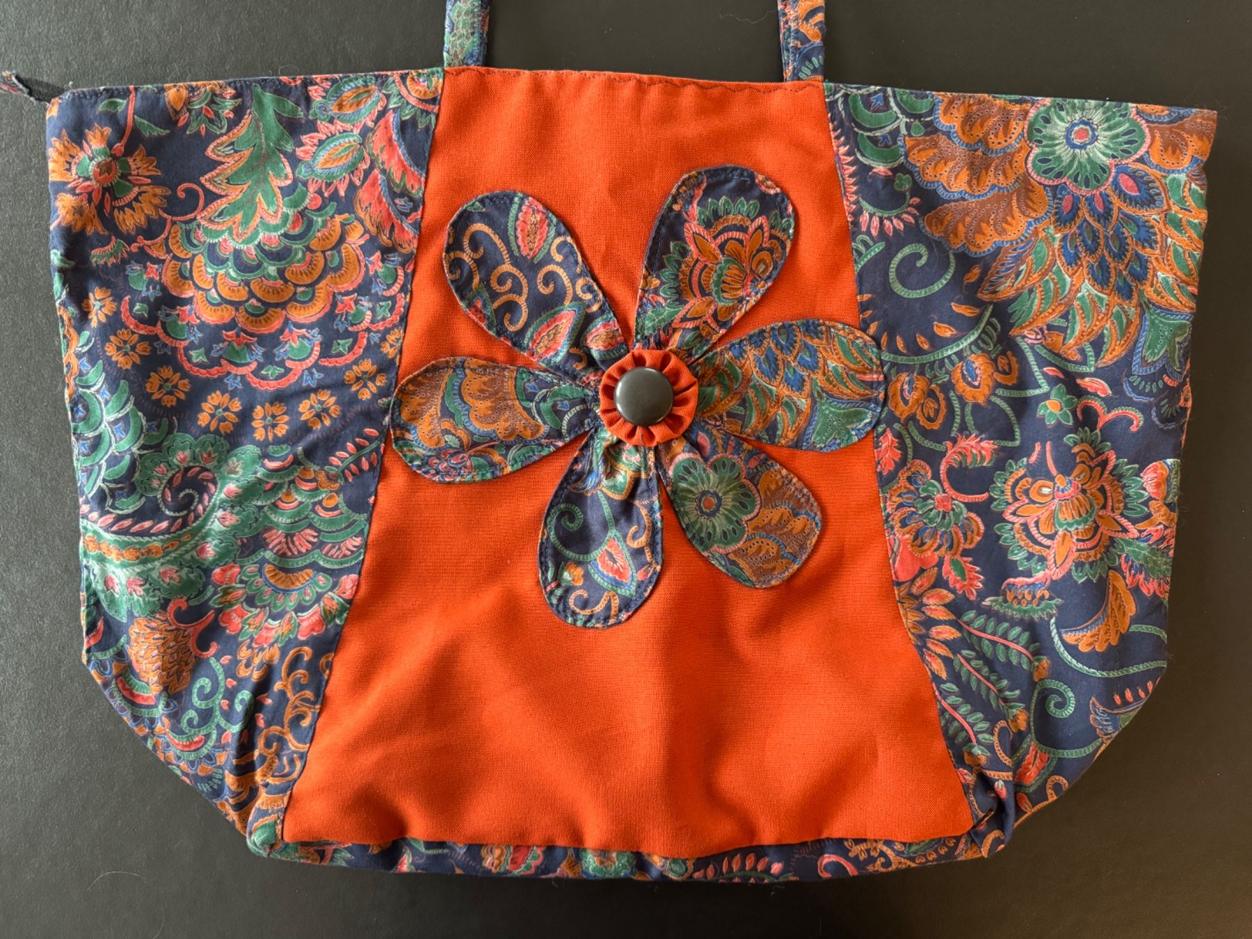 Borse da donna: Stofftasche Handtasche Blume – Usato da Zollikon venduto da Krenapf 1