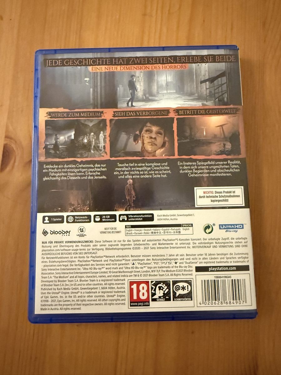 Sony Giochi: The Medium PS5 Horror Game – Usato da Glattpark(Opfikon) venduto da Petevisuals 1