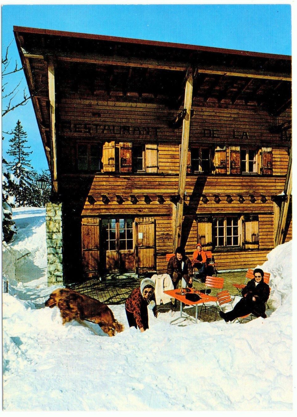 Cartoline postali: ST-CERGUE Restaurant de la Barillette - La Dôle – Nuovo (secondo la descrizione) da Jona venduto da philajona